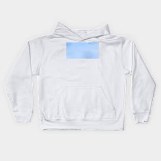 Cotton blue clouds Kids Hoodie